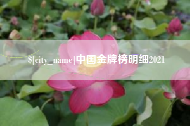 郑州中国金牌榜明细2021
