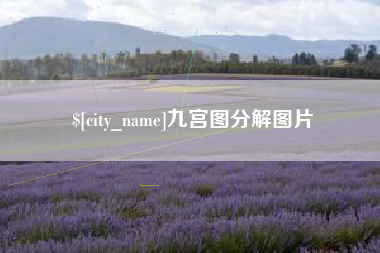 郑州九宫图分解图片