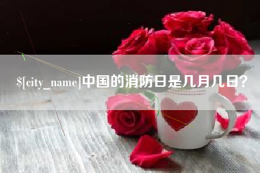 郑州中国的消防日是几月几日？