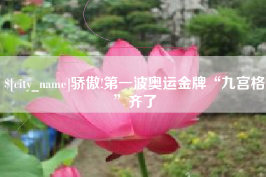 郑州骄傲!第一波奥运金牌“九宫格”齐了
