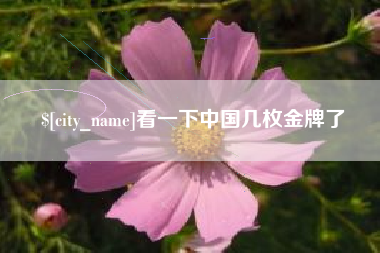 郑州看一下中国几枚金牌了