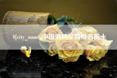 郑州中国消防学院排名前十