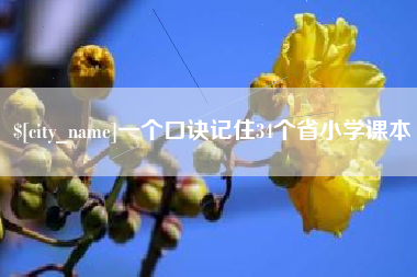 郑州一个口诀记住34个省小学课本