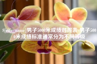 郑州男子5000米成绩对照表-男子5000米成绩标准通常分为不同等级