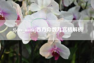 郑州西方命数九宫格解析