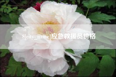 郑州应急救援员价格