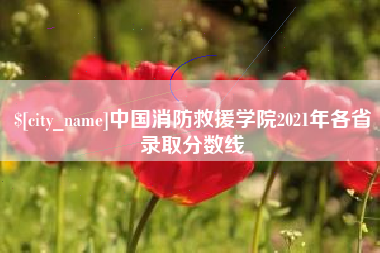 郑州中国消防救援学院2021年各省录取分数线