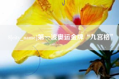 郑州第一波奥运金牌“九宫格”