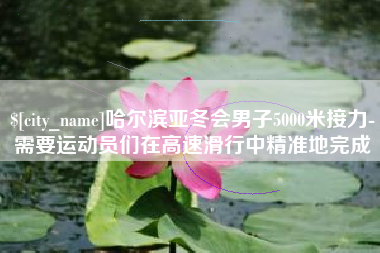 郑州哈尔滨亚冬会男子5000米接力-需要运动员们在高速滑行中精准地完成