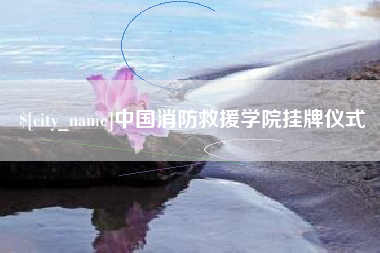 郑州中国消防救援学院挂牌仪式