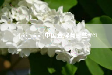 郑州中国金牌有哪些2021