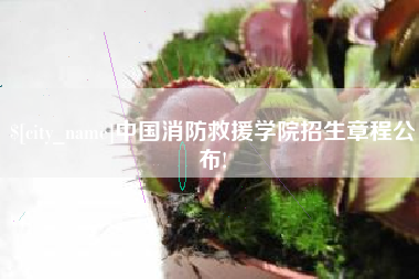 郑州中国消防救援学院招生章程公布!