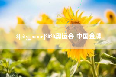 郑州2020奥运会 中国金牌