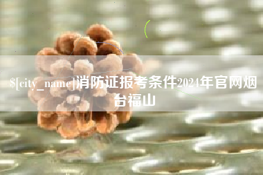 郑州消防证报考条件2024年官网烟台福山